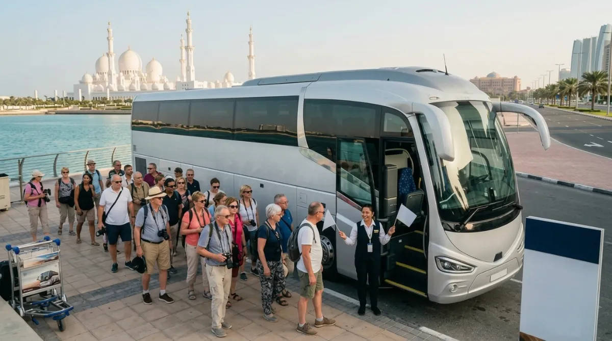 Abu Dhabi City Tour From Dubai | Bus & Van Rental with Driver