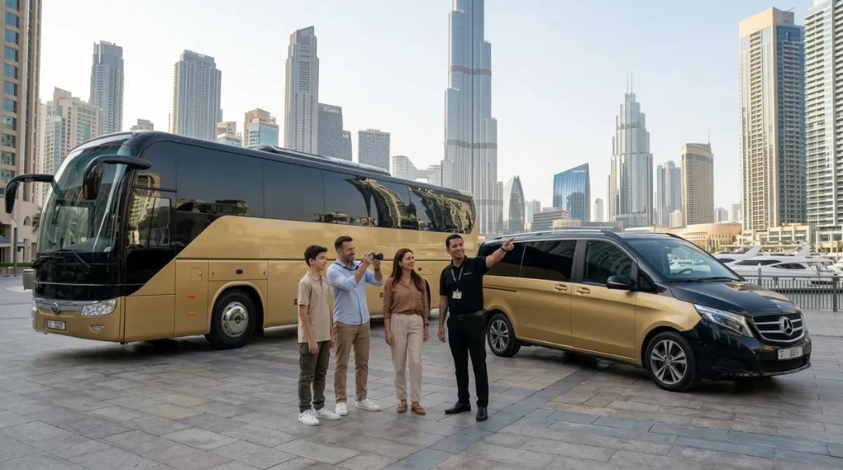 Full Day Dubai City Tour Bus Rental | Private Guided Sightseeing